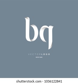 Letters B Q joint logo icon vector element.