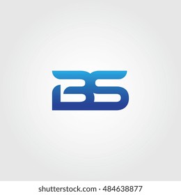 The letters B and S combined Icon Logo Templates. BS Initial Vector Design Element For Download