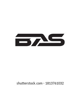 Letters B A S joint logo icon vector template.
