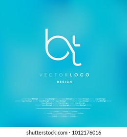 Letters B T, B &T joint logo icon vector template.