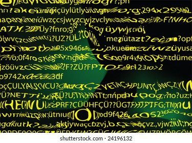 letters background