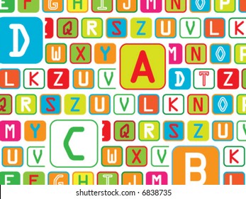 letters background - vector