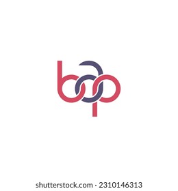 Letters BAP Monogram logo design