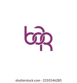 Letters BAR Monogram logo design
