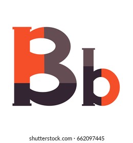 letters Bb in color