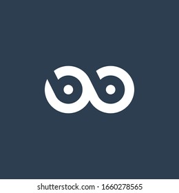 Letters BB Infinity Symbol Sign Logo