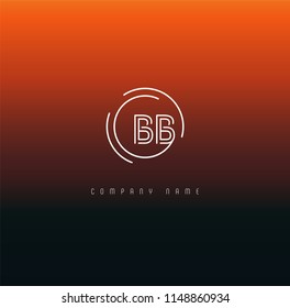 Letters B&B Joint logo icon vector element.
