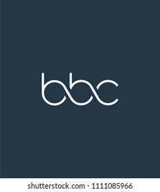 Letters BBC Joint logo icon vector element.