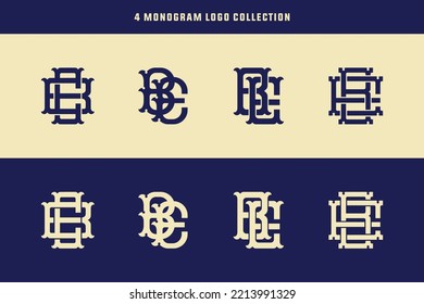 Letters BE or EB monogram template logo initial for clothing, apparel, brand