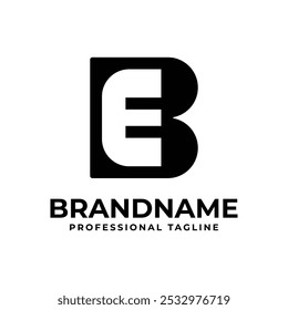 Letters BE Monogram Logo, suitable for any business with EB or BE initials