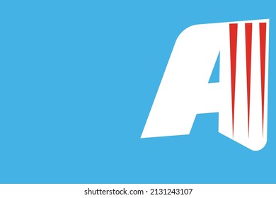 LETTERS A BEGINNING TYPOGRAPHY VECTOR TEMPLATES