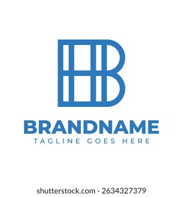 Buchstaben BH Monogramm Logo, geeignet für jedes Geschäft mit BH oder HB Initialen