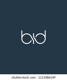 Letters BID Joint logo icon vector element.