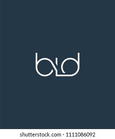 Letters BLD Joint logo icon vector element.