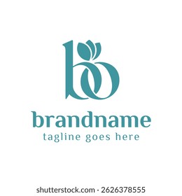 Letters BO Beauty Lowercase Logo, symbolizing sophistication, style, and timeless beauty