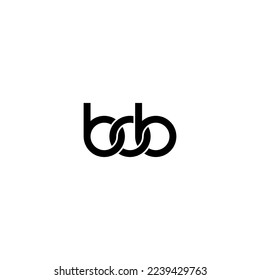 Logo de Letters BOB Simple Moderno Limpio