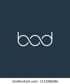 Letters BOD Joint logo icon vector element.