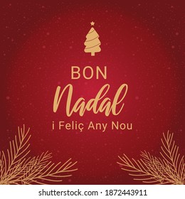  Letters With Bon Nadal Means Merry Christmas