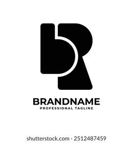Letters BR Monogram Logo, suitable for any business with BR or RB initials