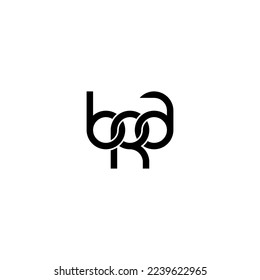 Letters BRA Logo Simple Modern Clean