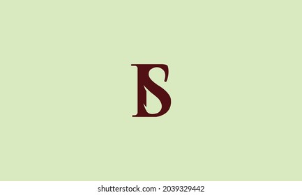 LETTERS BS LOGO DESIGN FOR ILLUSTRATION USE
