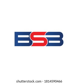 Letters BSB Logo Icon and Vector