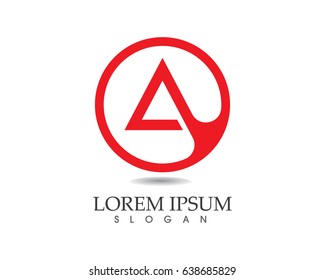 A letters business logo