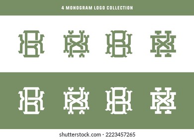 Letters BX or XB monogram template logo initial for clothing, apparel, brand