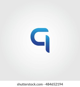 The letters C and I combined Icon Logo Templates. CI Initial Vector Design Element For Download