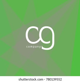 Letters C G business Logo icon template vector.