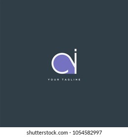 Letters C I, C & I joint logo icon vector template.
