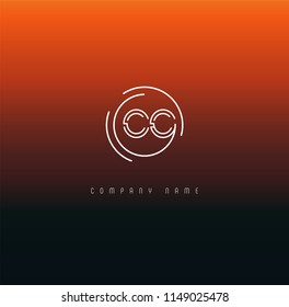 Letters C C Joint logo icon vector element.
