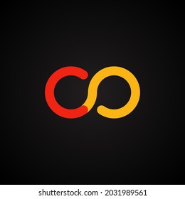 The letters C and O can be used for logo designs