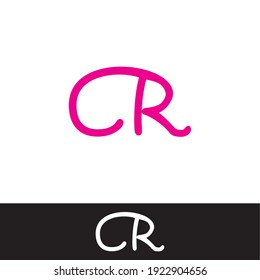 Buchstaben C R Logo Symbol Vektorelement.
