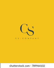 Buchstaben C S Joint Logo Symbol Vektorelement.
