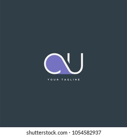 Letters C U, C & U joint logo icon vector template.
