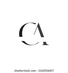 Letters CA Abstract Logo Design