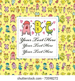 letters card