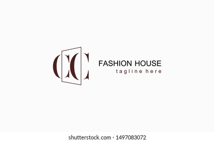 Letters CC. Luxury logo vector