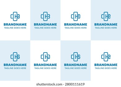 Letters CCA CCB CCD CCE CCG CCJ CCS CCZ Plus Logo Set
