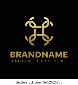 Letters CCCC Ornament Logo, symbolizing elegance, harmony, and creativity