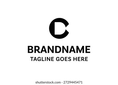 Letters CD DC Simple Logo, suitable for any brand with DC or CD initials