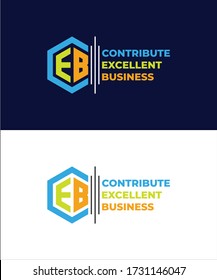 Letters CEB company logo template free vector 