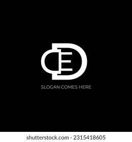  letters CED logo design,icon  monogram, electric logo, CDE Letter Initial Logo Design Vector Illustration,CDE initial letter monogram logo design,