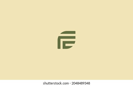 LETTERS CF LOGO DESIGN WITH NEGATIVE SPACE EFFECT FOR ILLUSTRATION USE