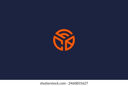 letters cfb with circle logo icon design vector design template inspiration