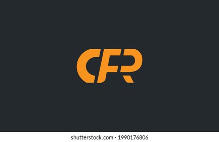 letters cfr logo design or cfr logo concept