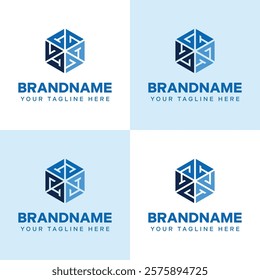Letters CG GC CJ JC Hexagon Logo, symbolizing strength, stability, and precision
