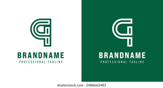 Buchstaben CI Monogram Logo, geeignet für jedes Geschäft mit IC oder CI-Initialen