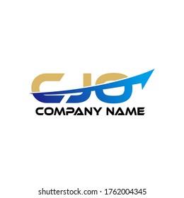 Letters CJO logo icon vector element. fos business or company